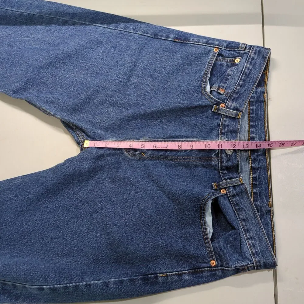 Levi’s 505™ Regular Fit Straight Leg Jeans Men’s 38x32 Blue Denim